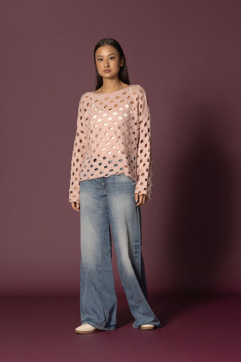 TAŞ — AJURLU TRİKO KAZAK