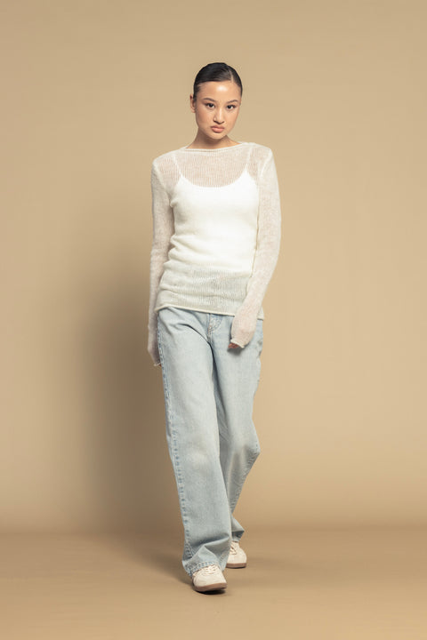 KAHVE — AJURLU TRİKO KAZAK