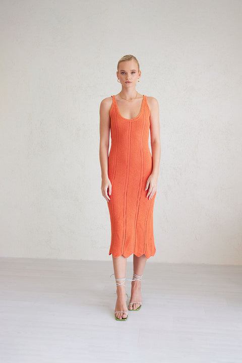 ORANJ — ASKILI ELBİSE