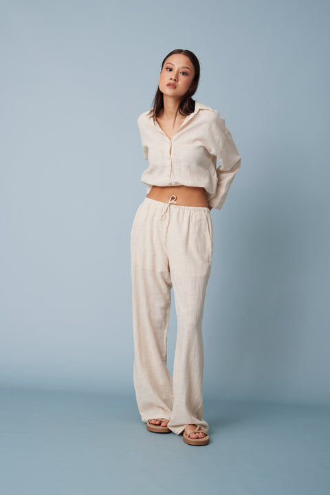 NATUREL — BAĞCIKLI PANTOLON