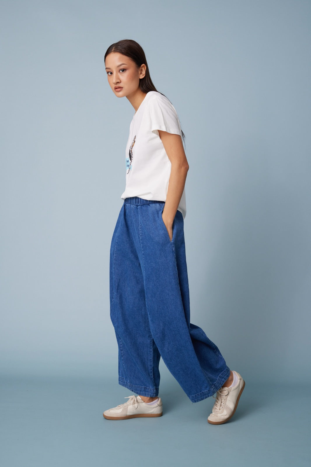 BARREL FIT DENIM PANTOLON