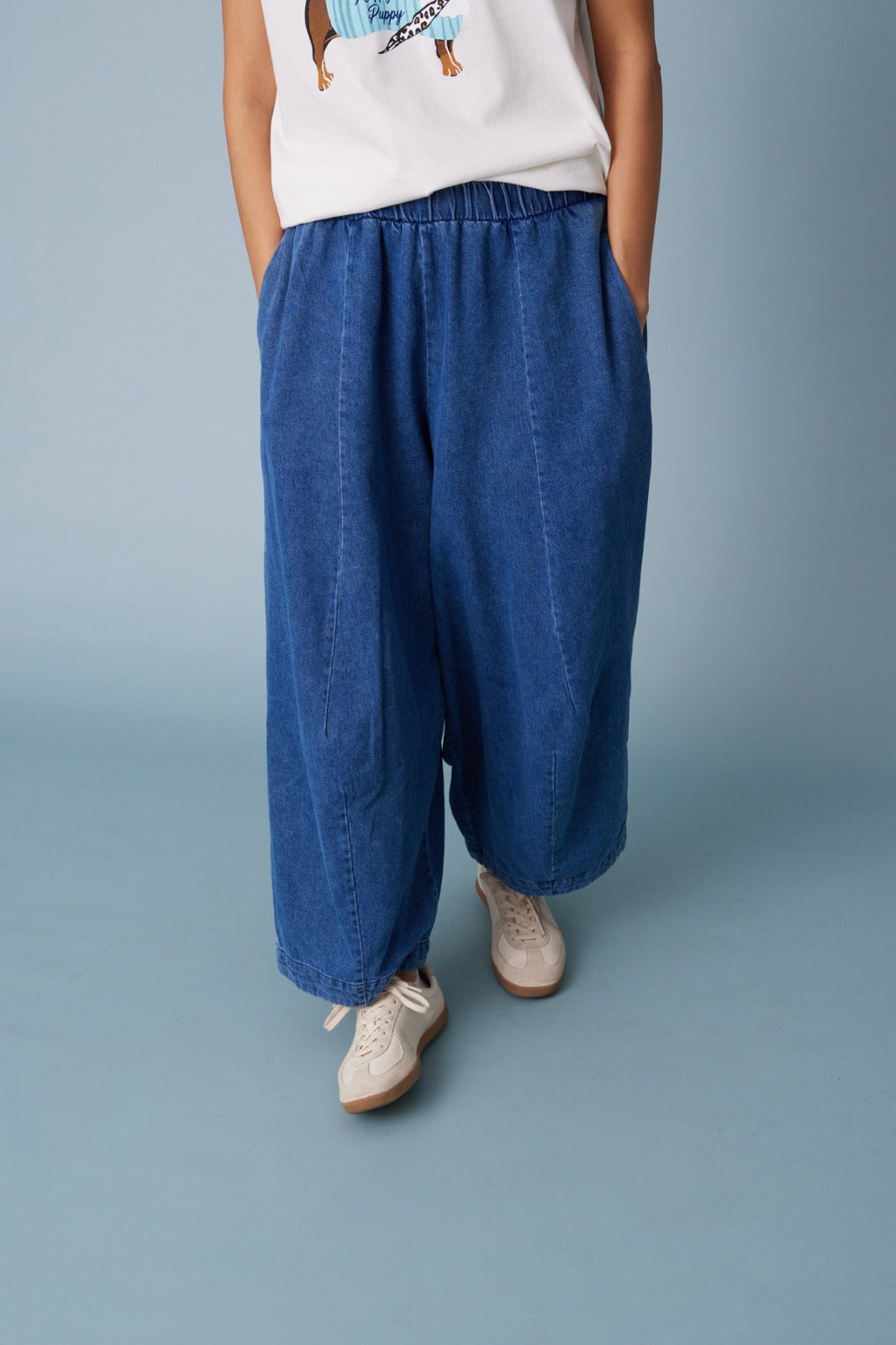 BARREL FIT DENIM PANTOLON