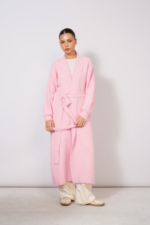 PEMBE — KUŞAKLI UZUN TİKO HIRKA