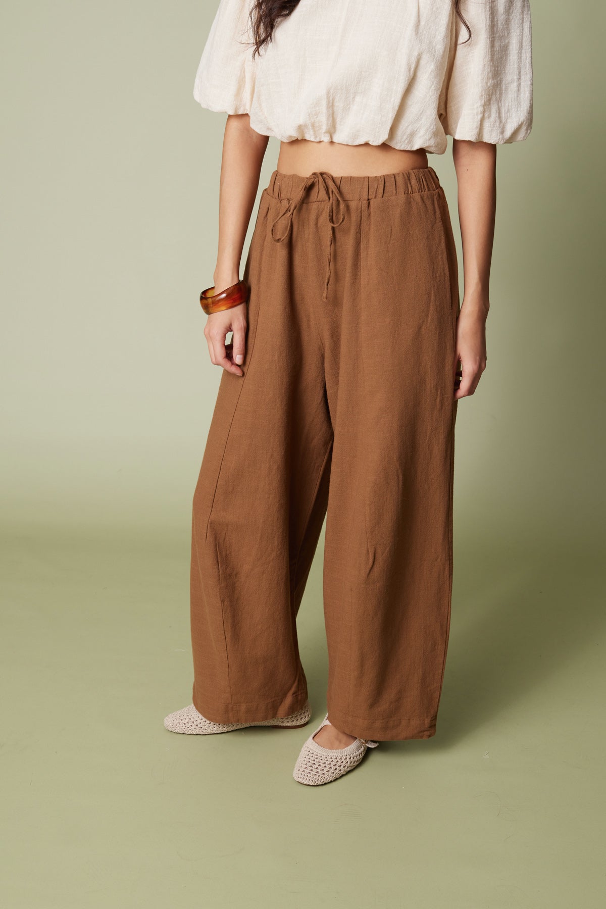 PAMUKLU BARREL FIT PANTOLON