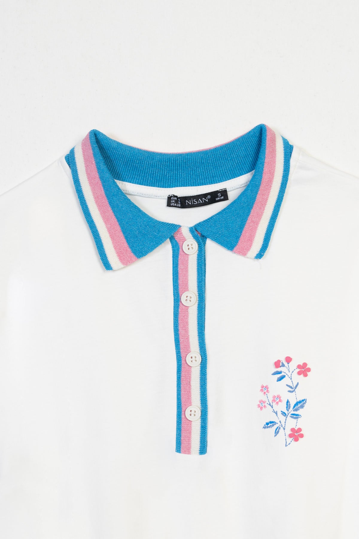 TRİKO YAKALI BASKILI T-SHIRT