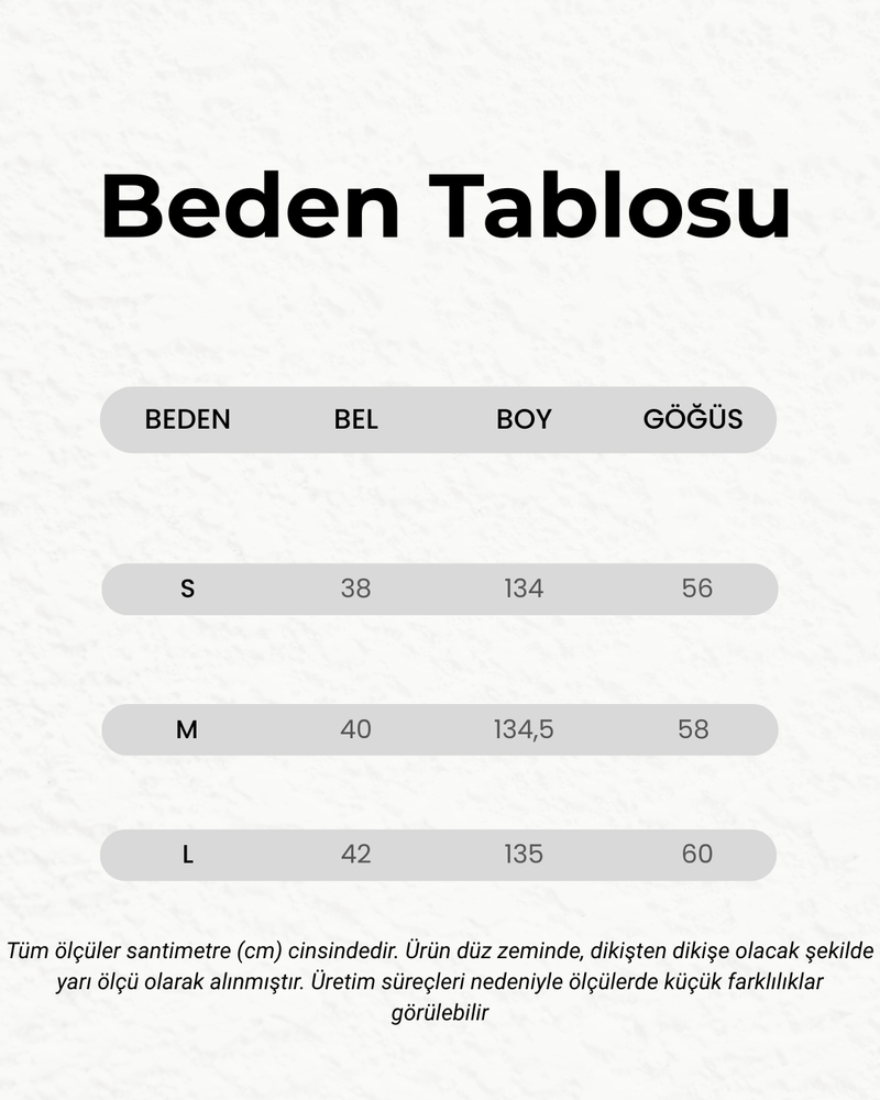 Beden Tablosu