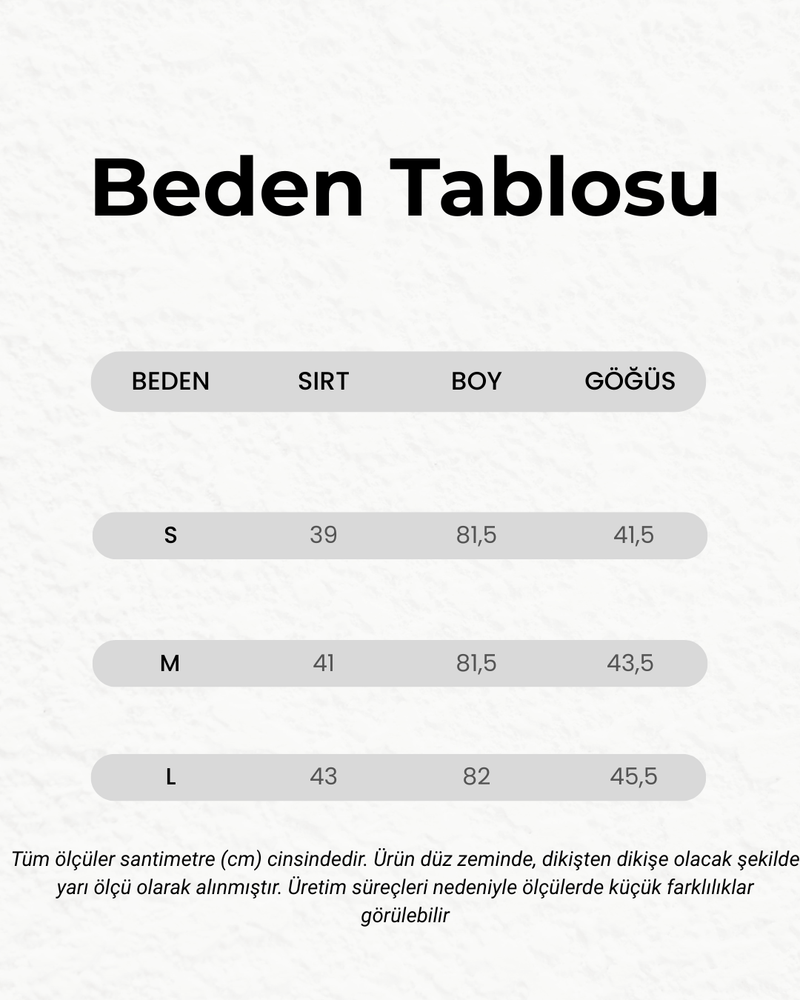 Beden Tablosu