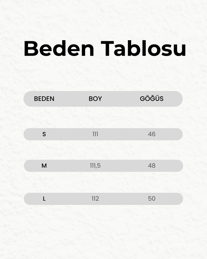Beden Tablosu
