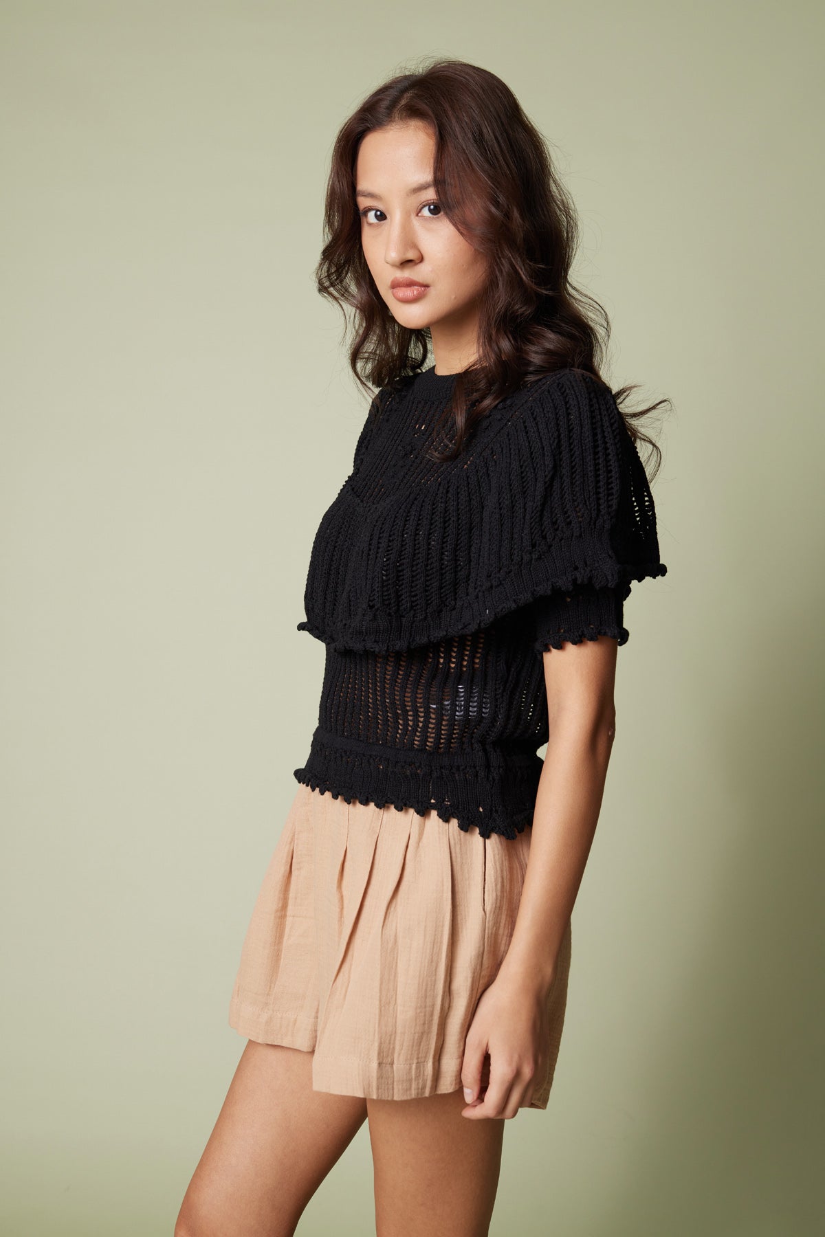 AJURLU FIRFIRLI TRİKO KAZAK