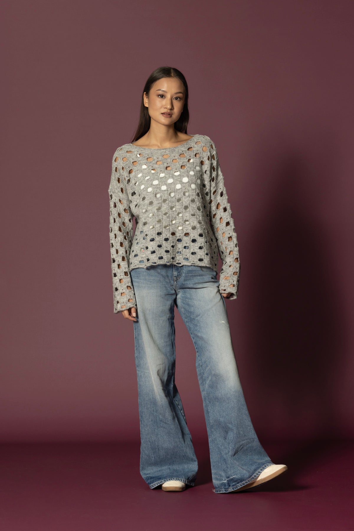 AJURLU TRİKO KAZAK