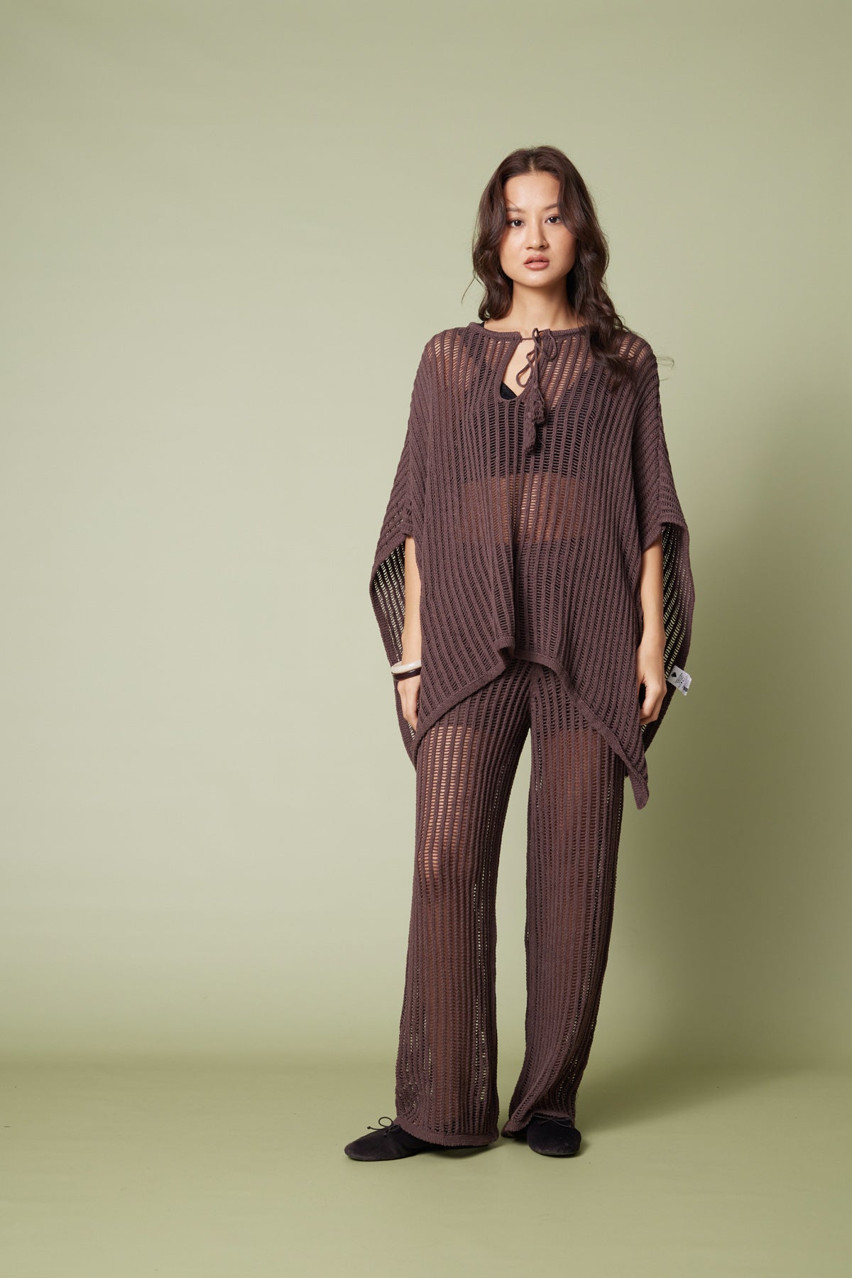 AJURLU TRİKO PANTOLON