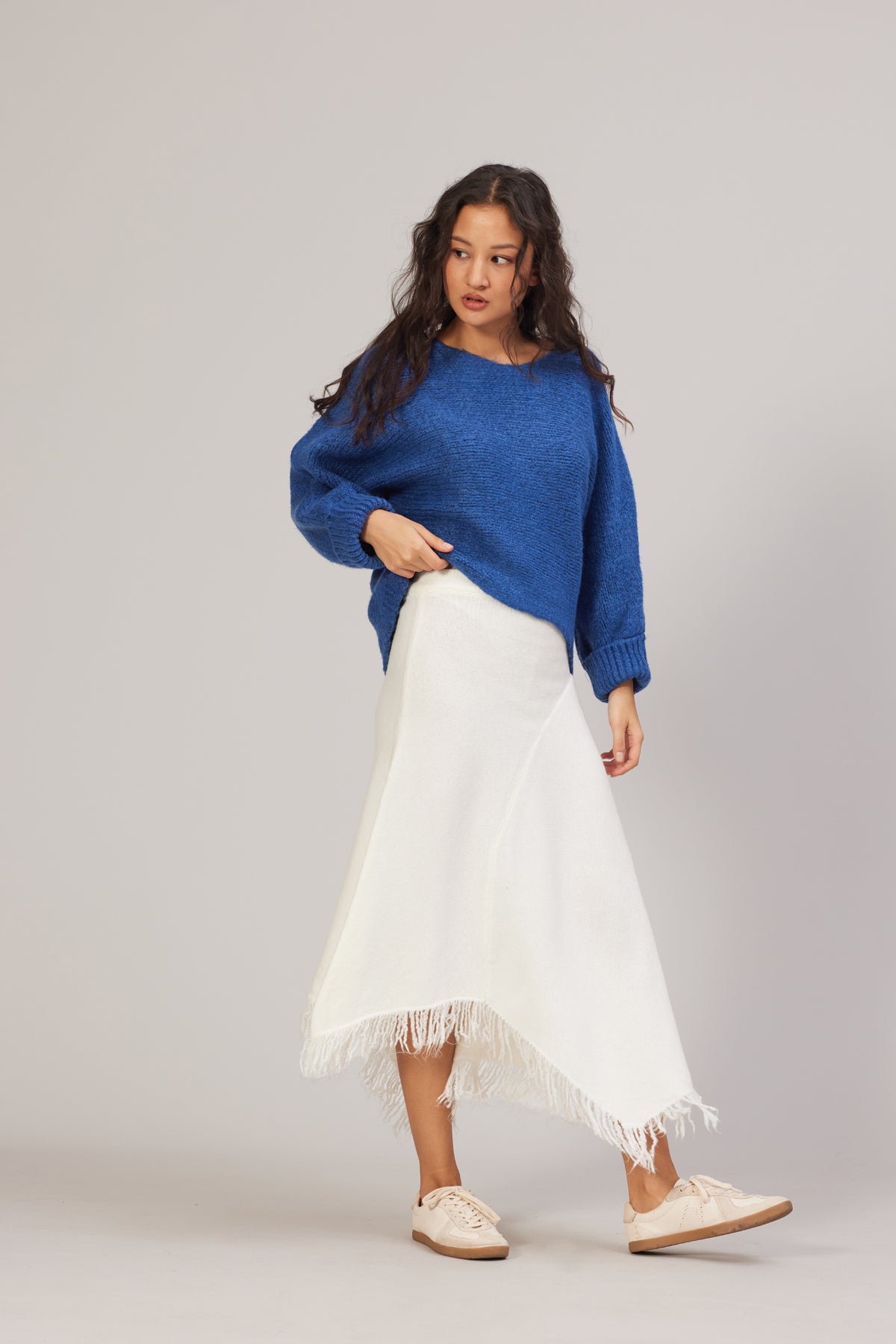 ASİMETRİK TRİKO ETEK