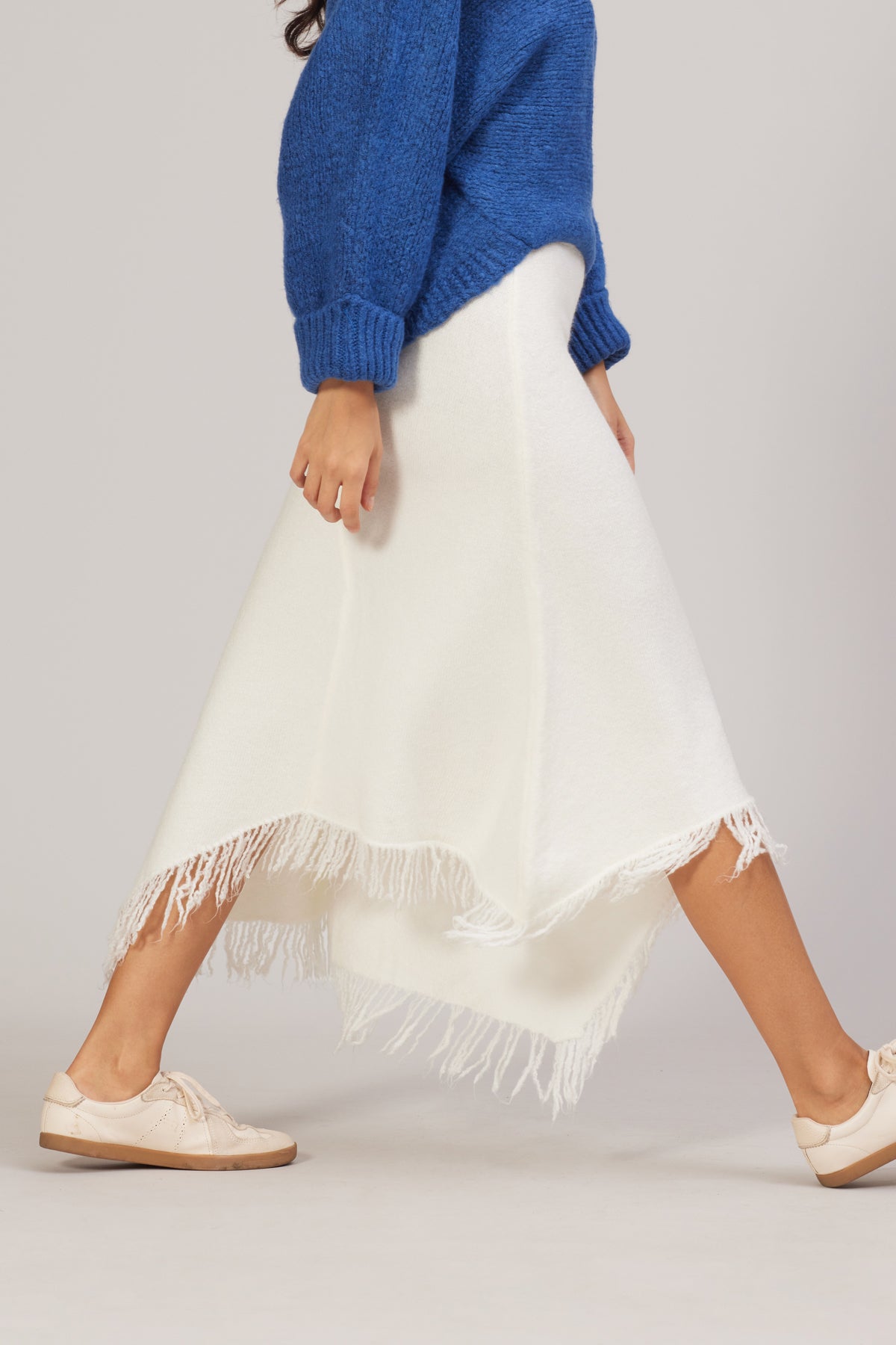 ASİMETRİK TRİKO ETEK