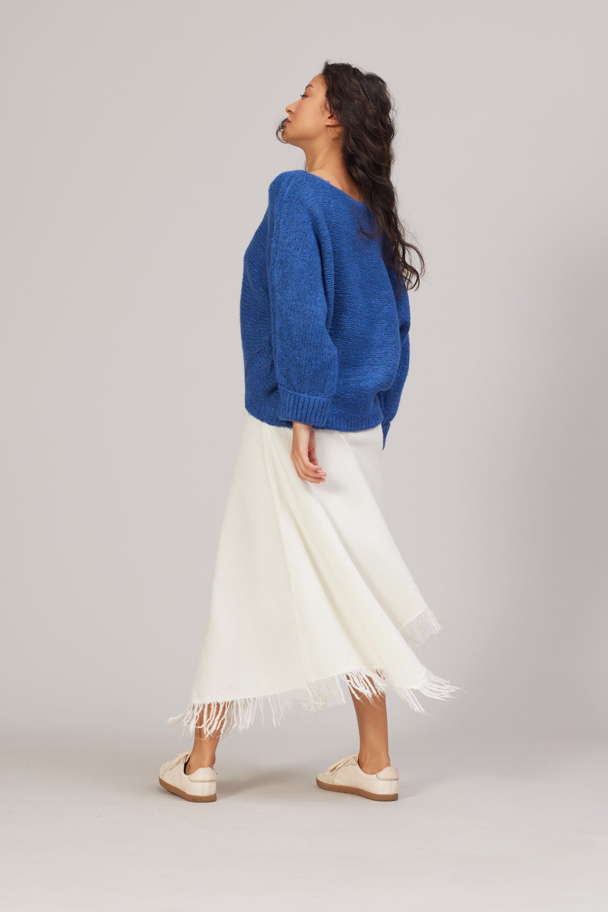 ASİMETRİK TRİKO ETEK