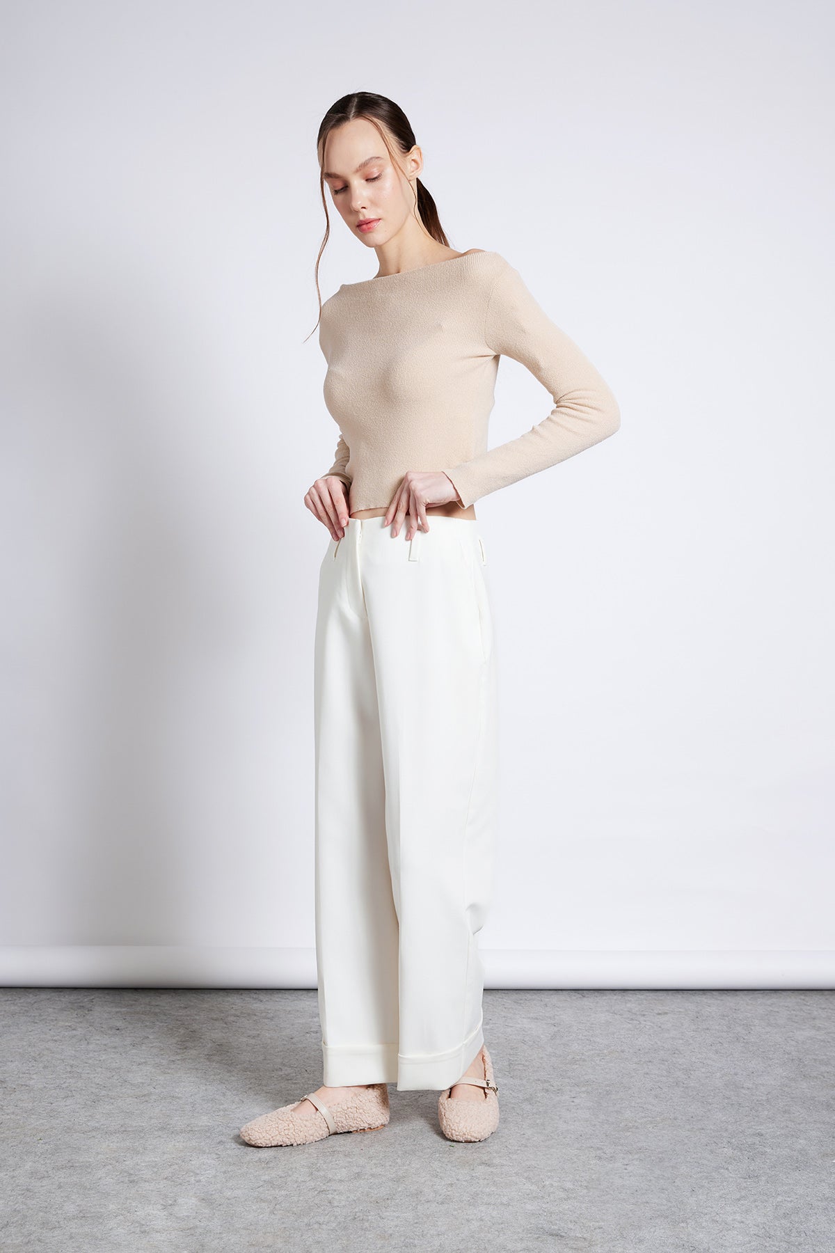 Asimetrik Triko Top