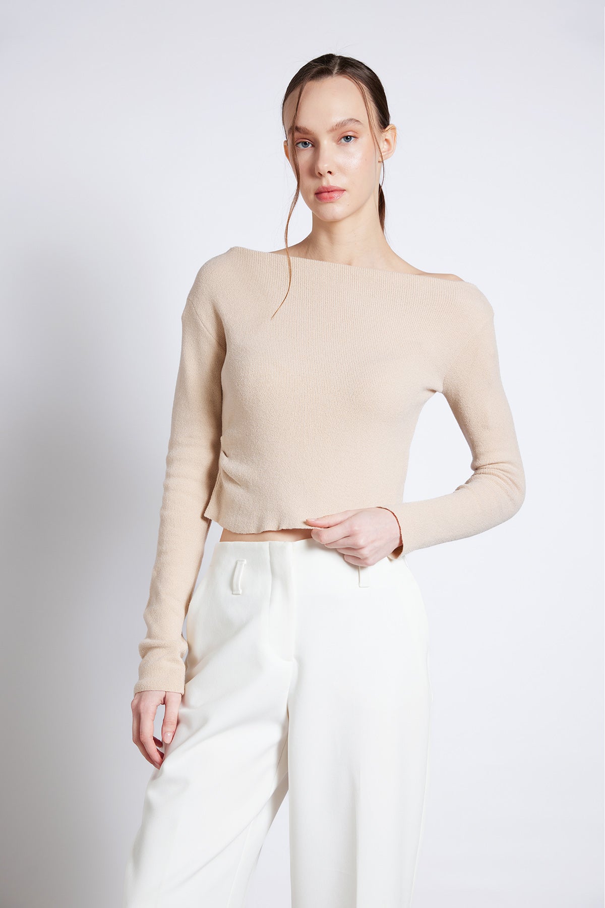 Asimetrik Triko Top
