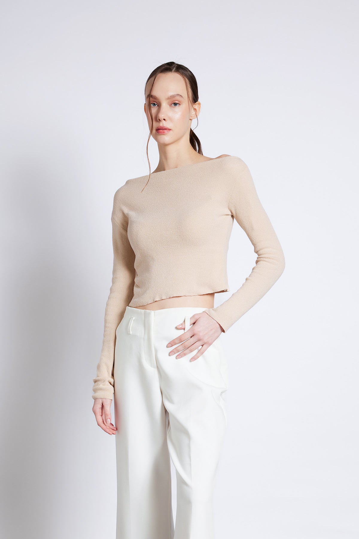 Asimetrik Triko Top