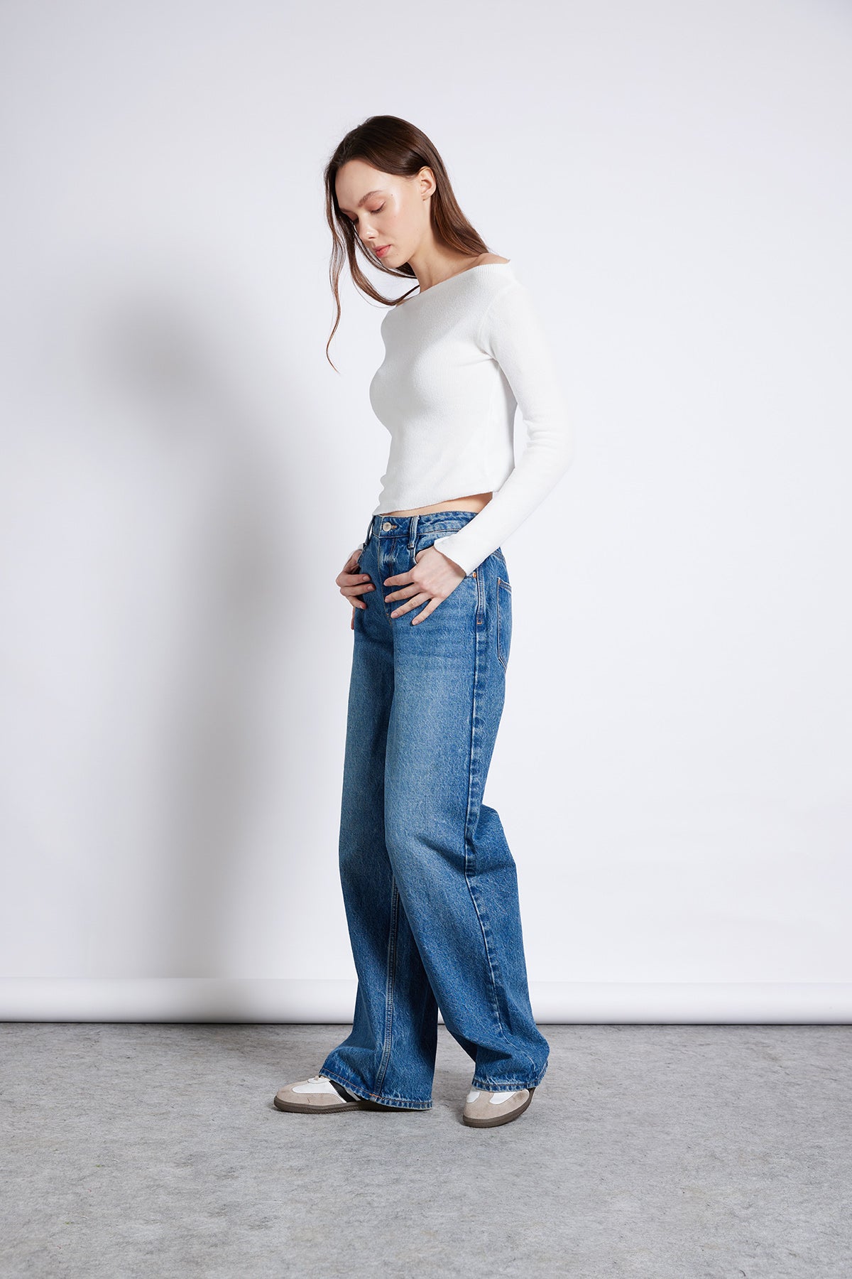 Asimetrik Triko Top