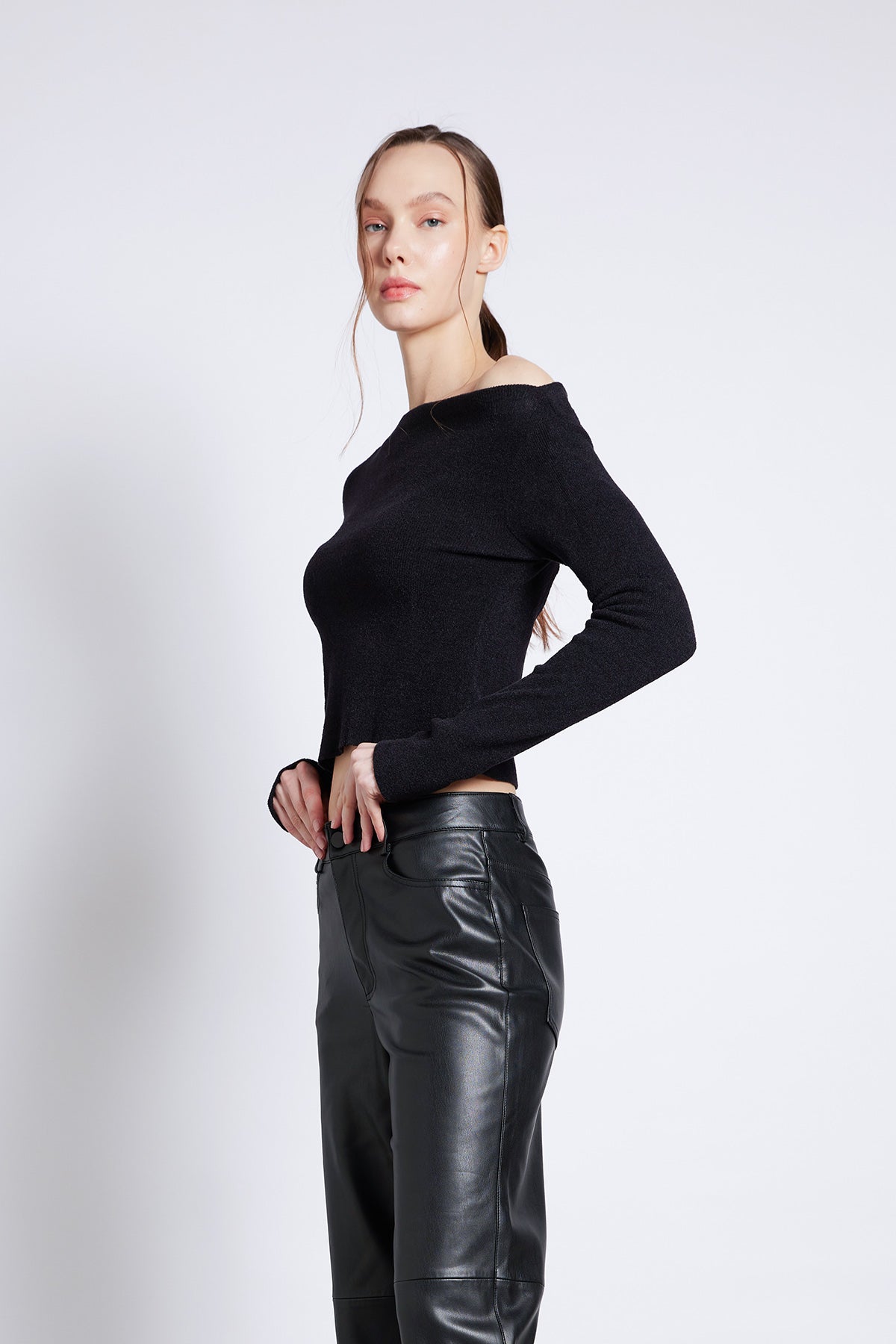 Asimetrik Triko Top