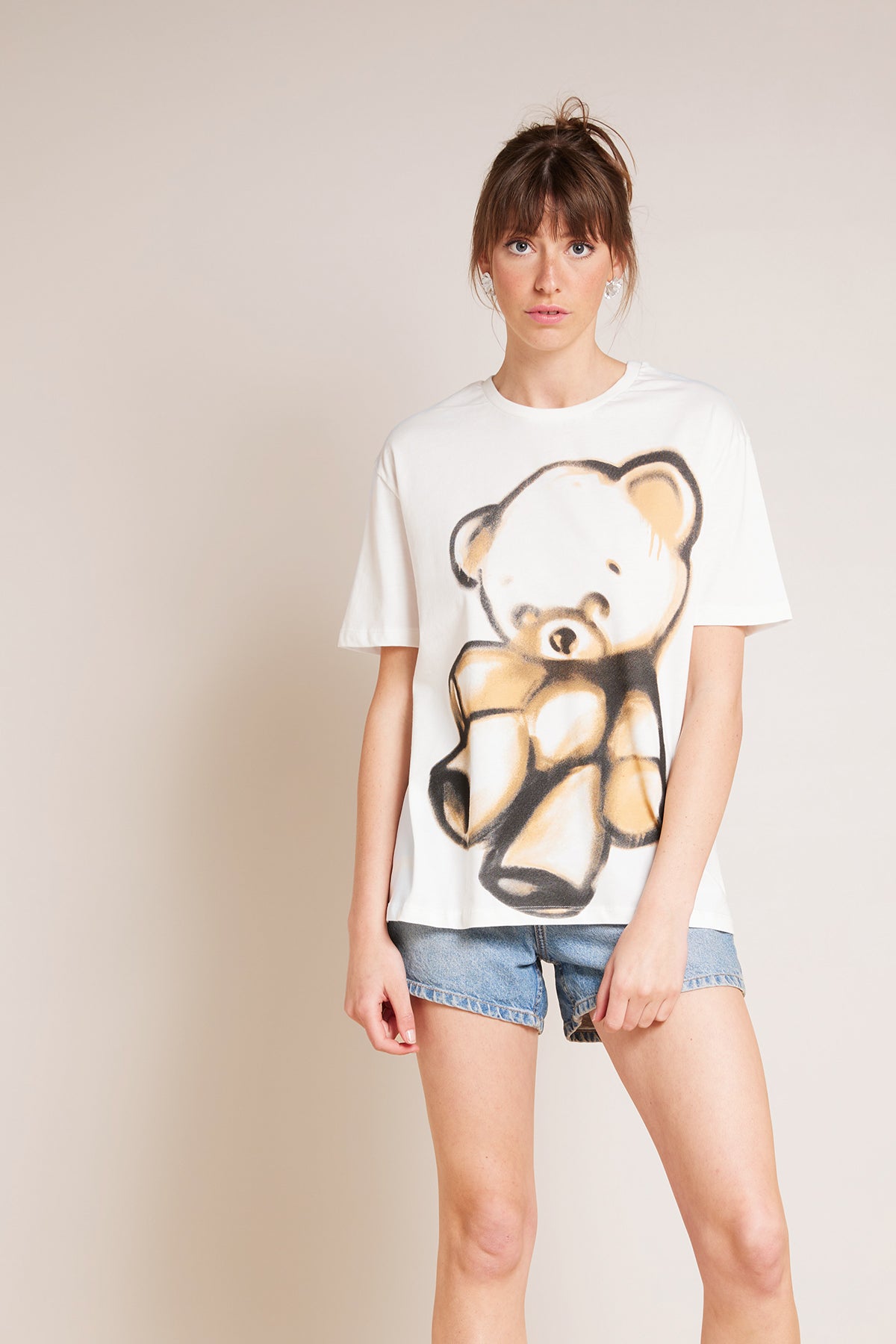 AYICIK BASKILI T-SHIRT