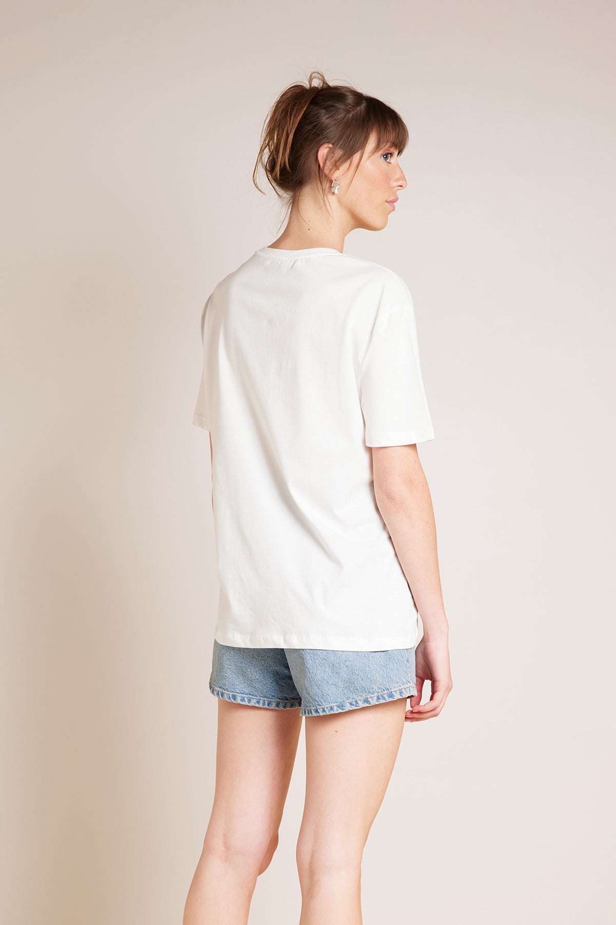 AYICIK BASKILI T-SHIRT