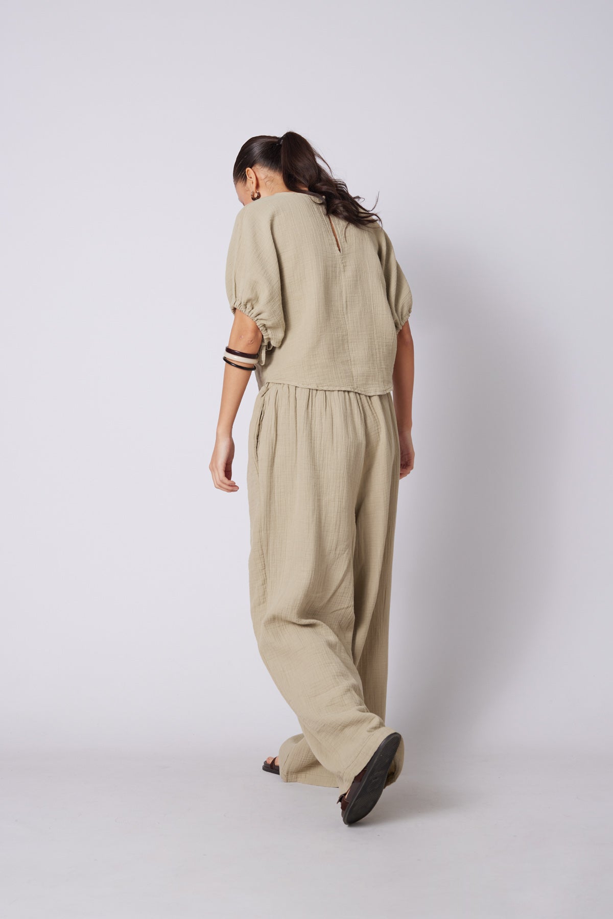 BAĞCIKLI STRAIGHT FIT PANTOLON