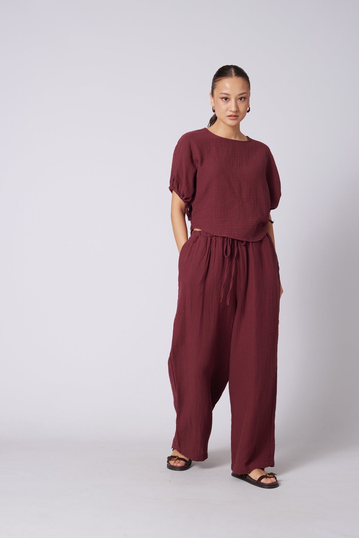 BAĞCIKLI STRAIGHT FIT PANTOLON