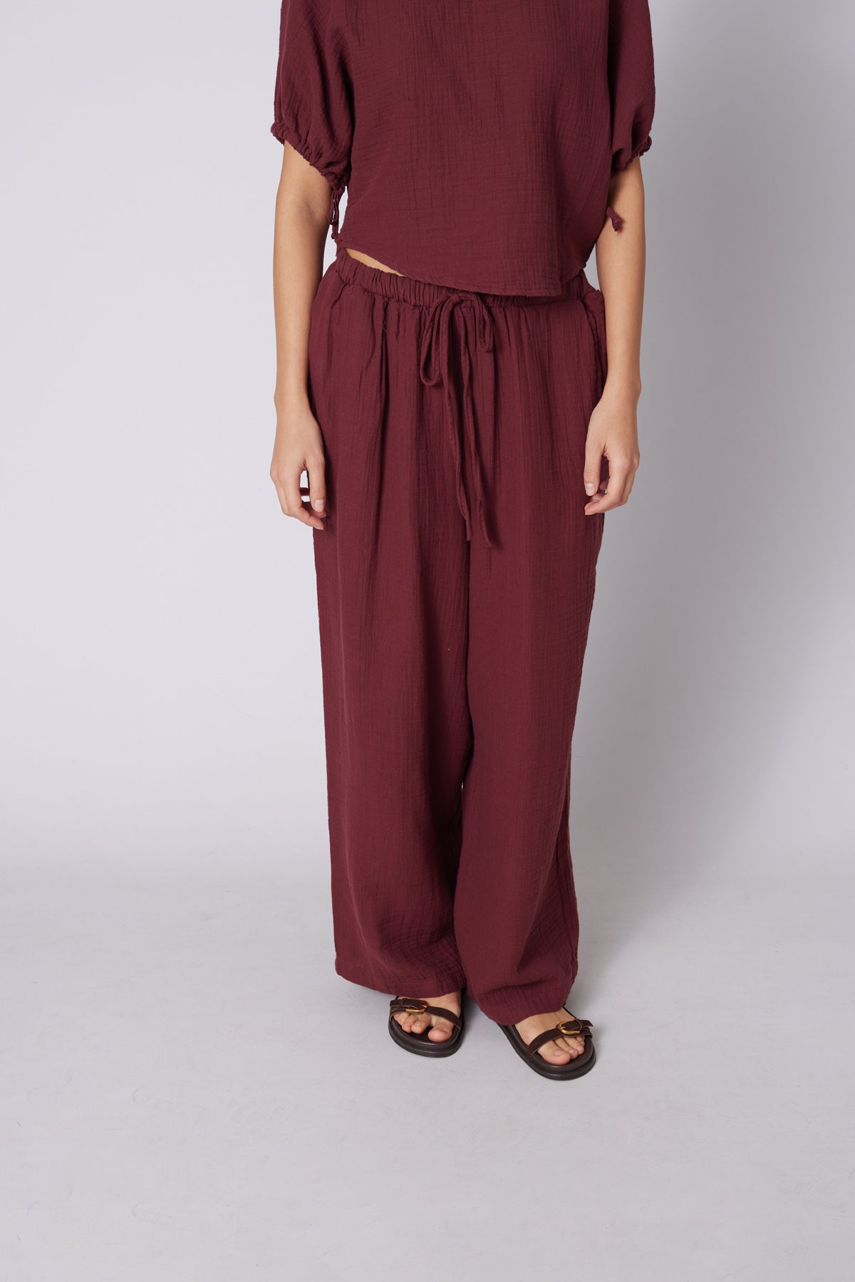 BAĞCIKLI STRAIGHT FIT PANTOLON