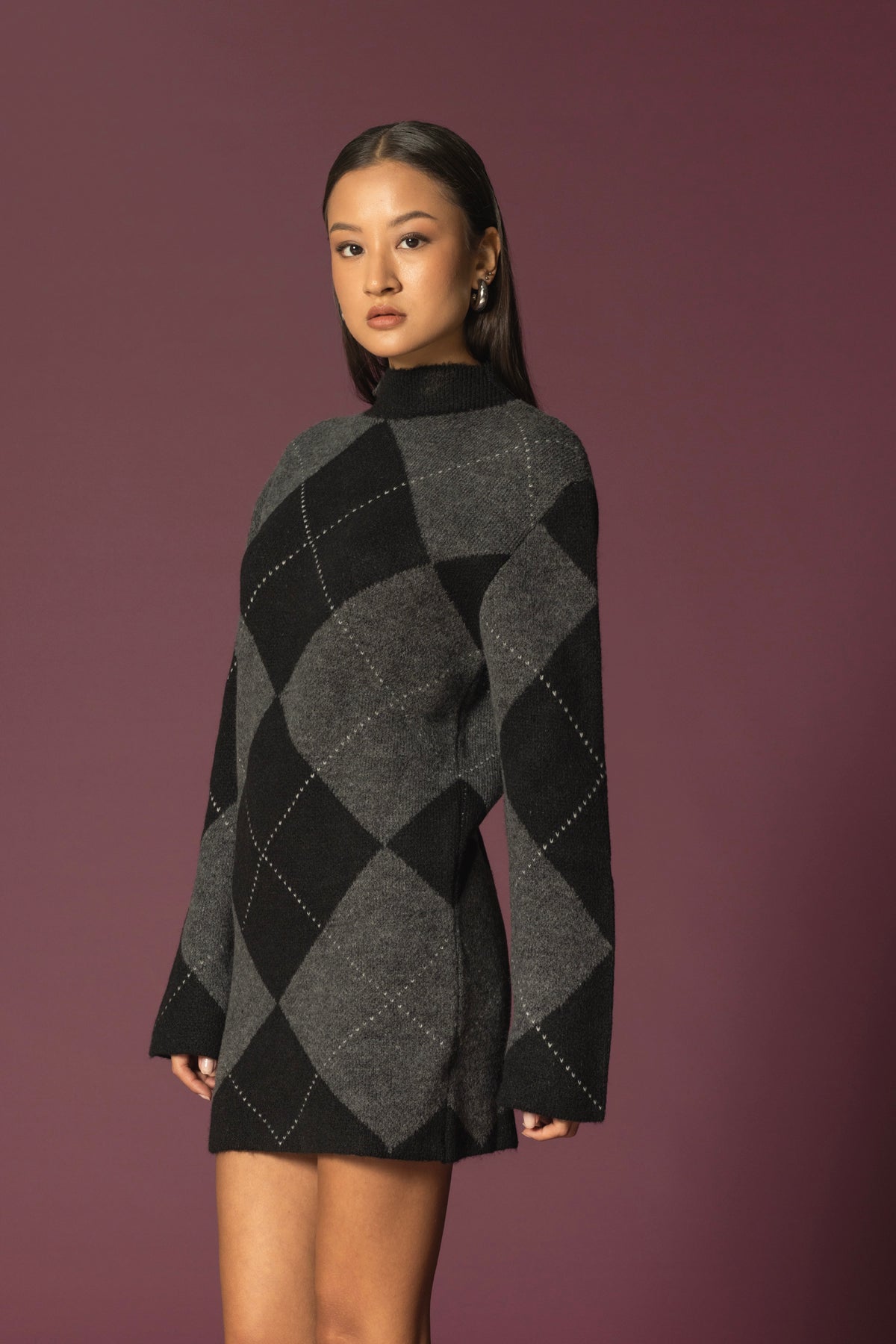 BAKLAVA DESEN ELBİSE