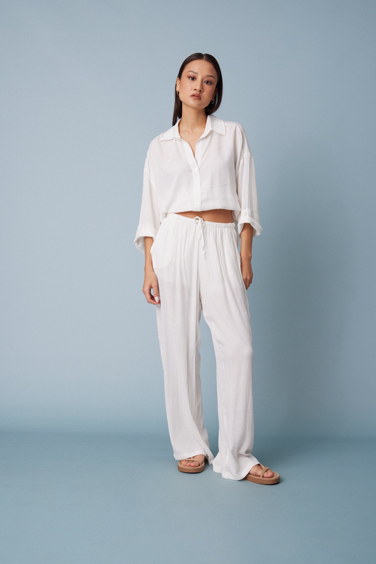 BELİ LASTİKLİ RAHAT PANTOLON