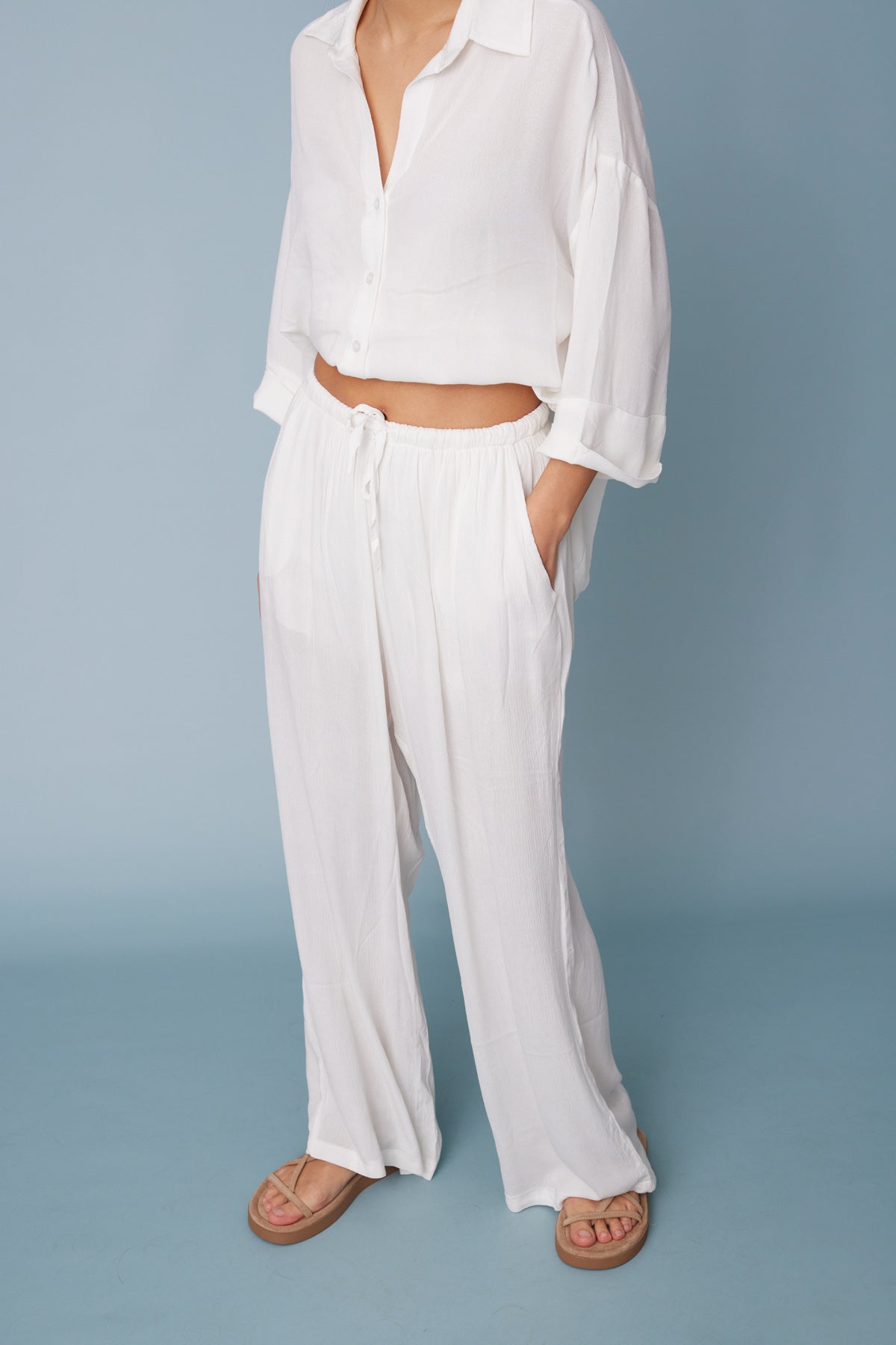 BELİ LASTİKLİ RAHAT PANTOLON