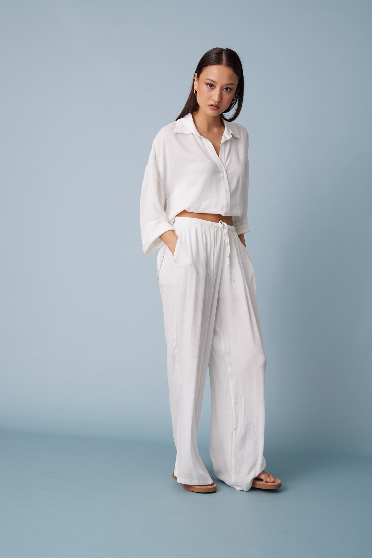 BELİ LASTİKLİ RAHAT PANTOLON