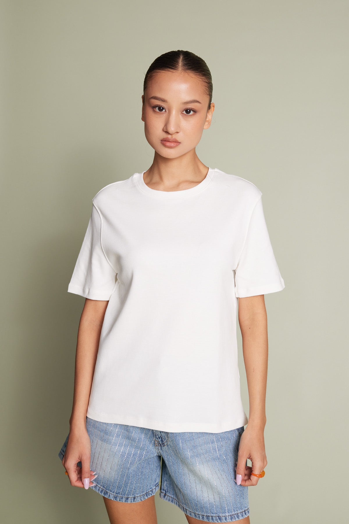 BİSİKLET YAKA T-SHIRT