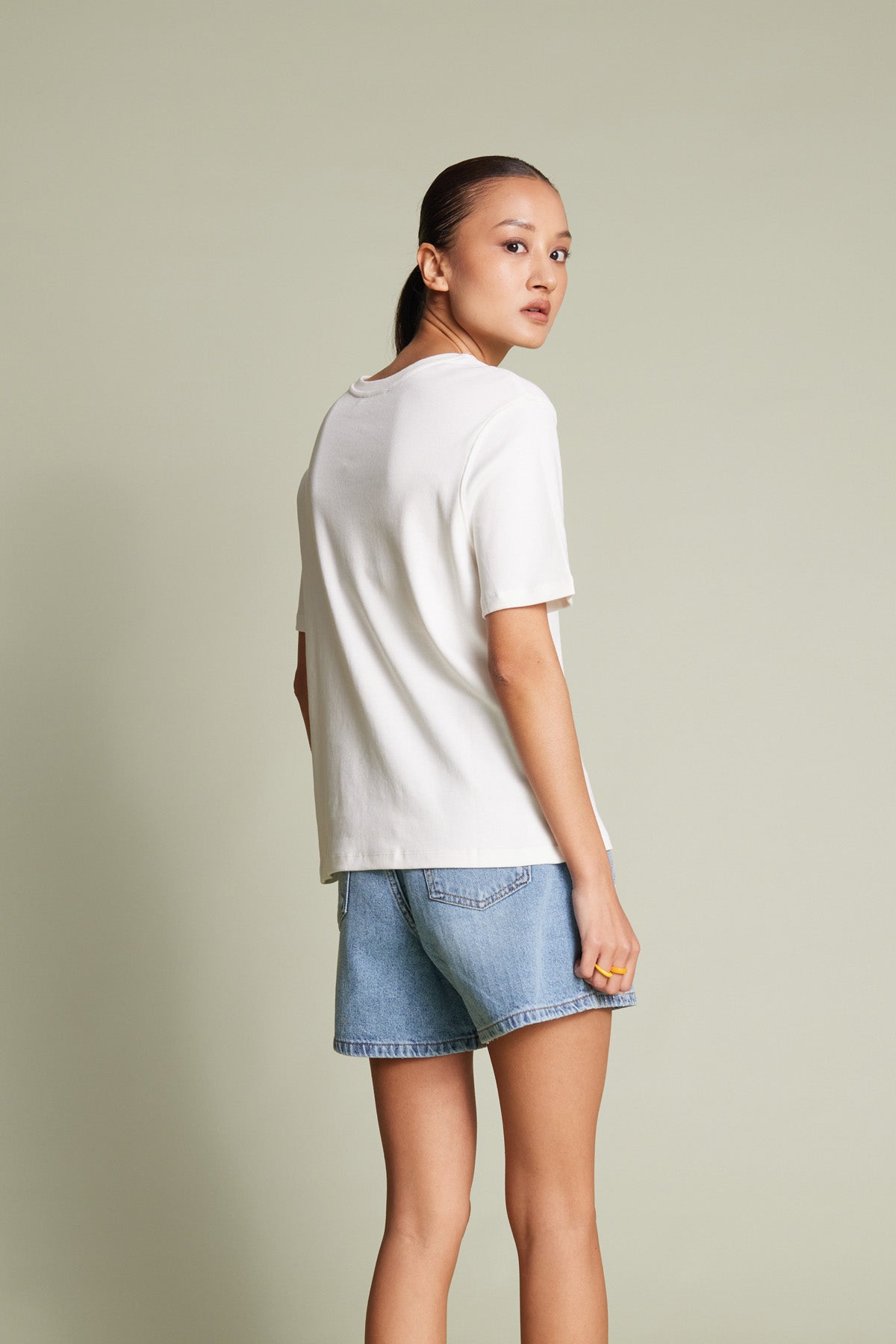 BİSİKLET YAKA T-SHIRT