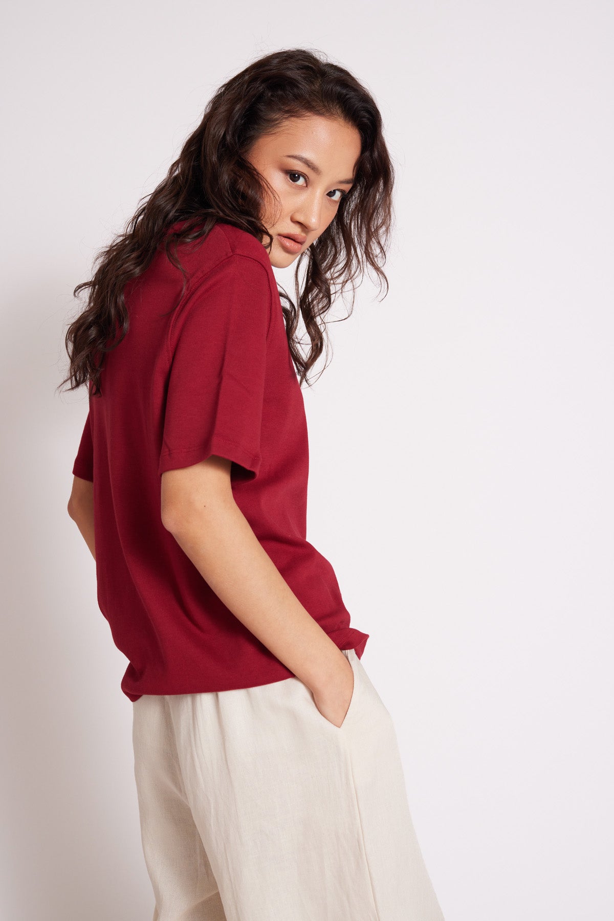 BİSİKLET YAKA T-SHIRT