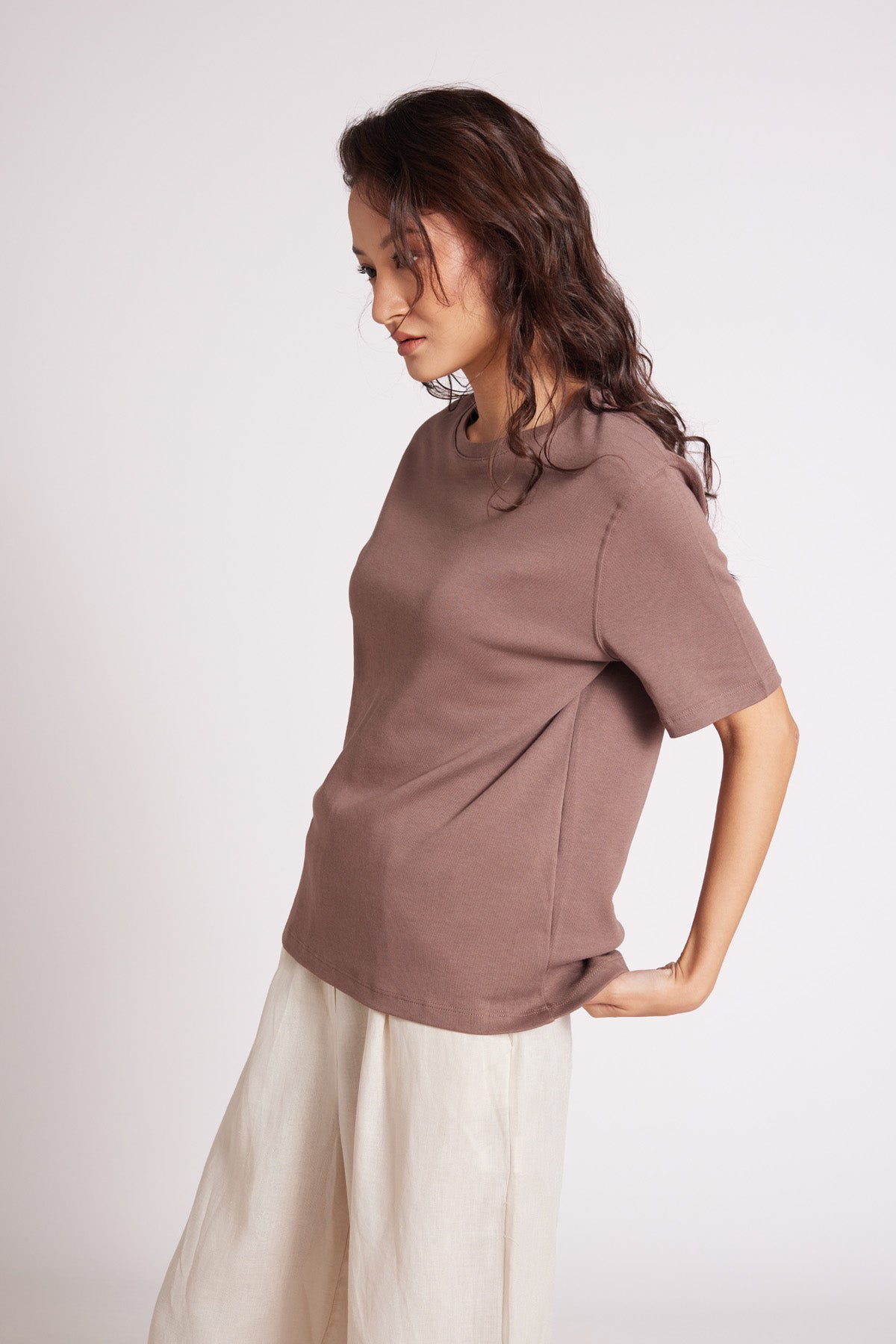 BİSİKLET YAKA T-SHIRT