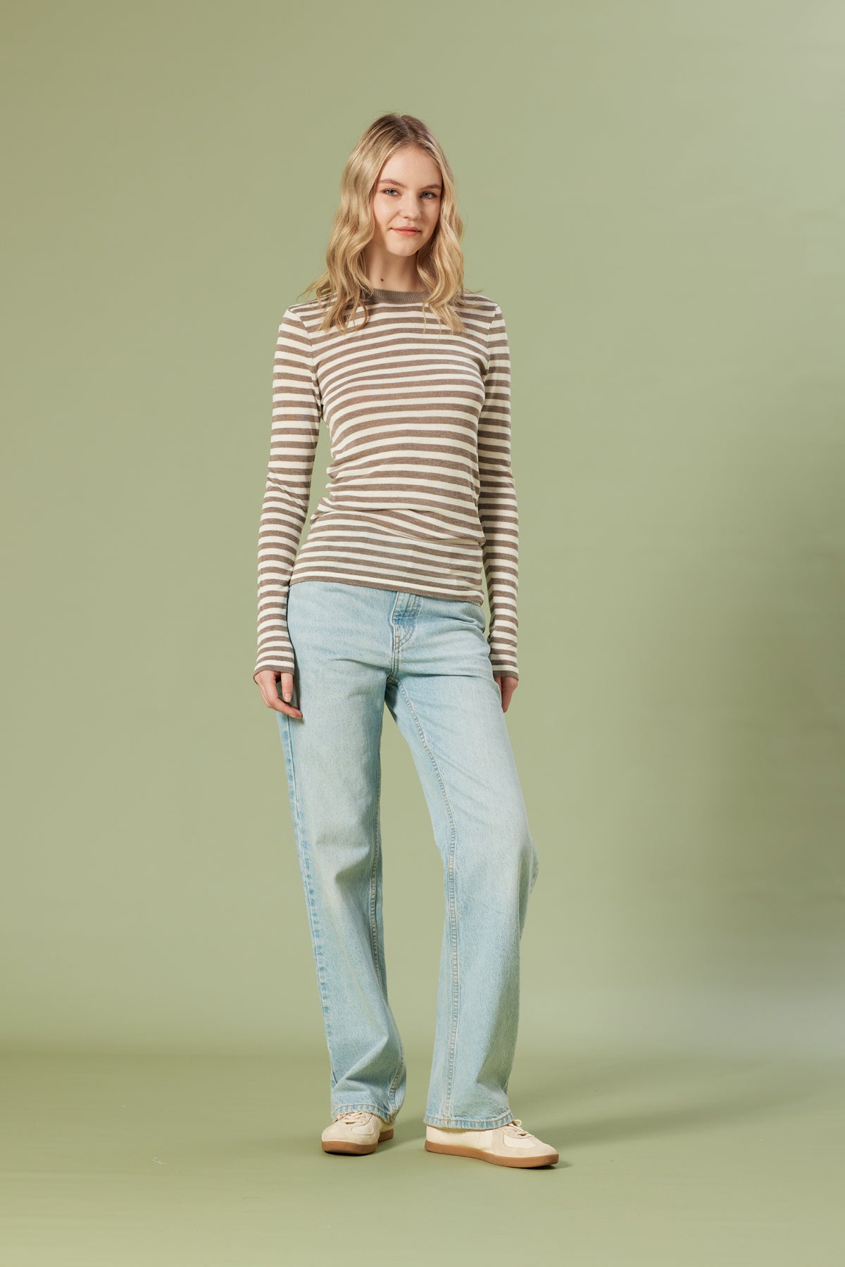 ÇİZGİLİ TRİKO BLUZ