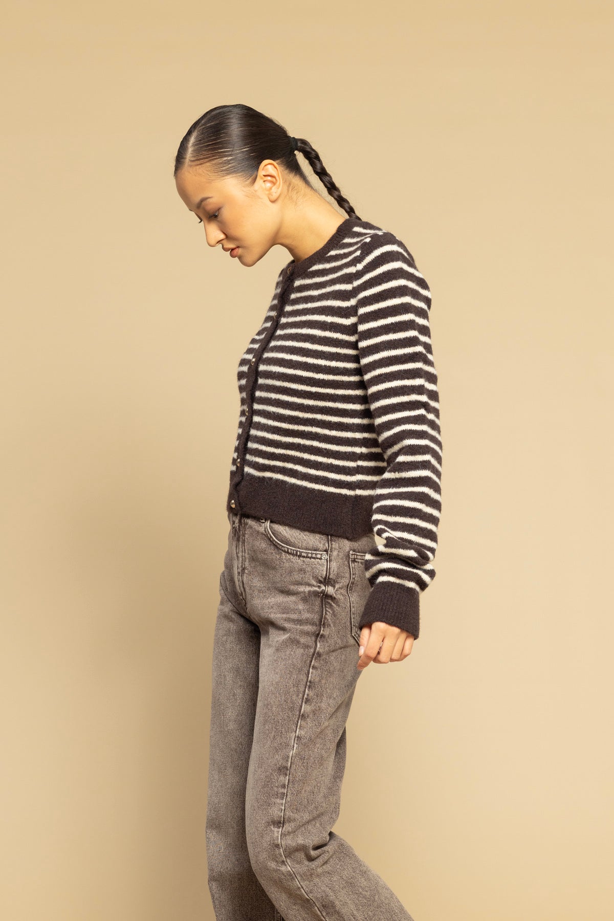 ÇİZGİLİ TRİKO HIRKA