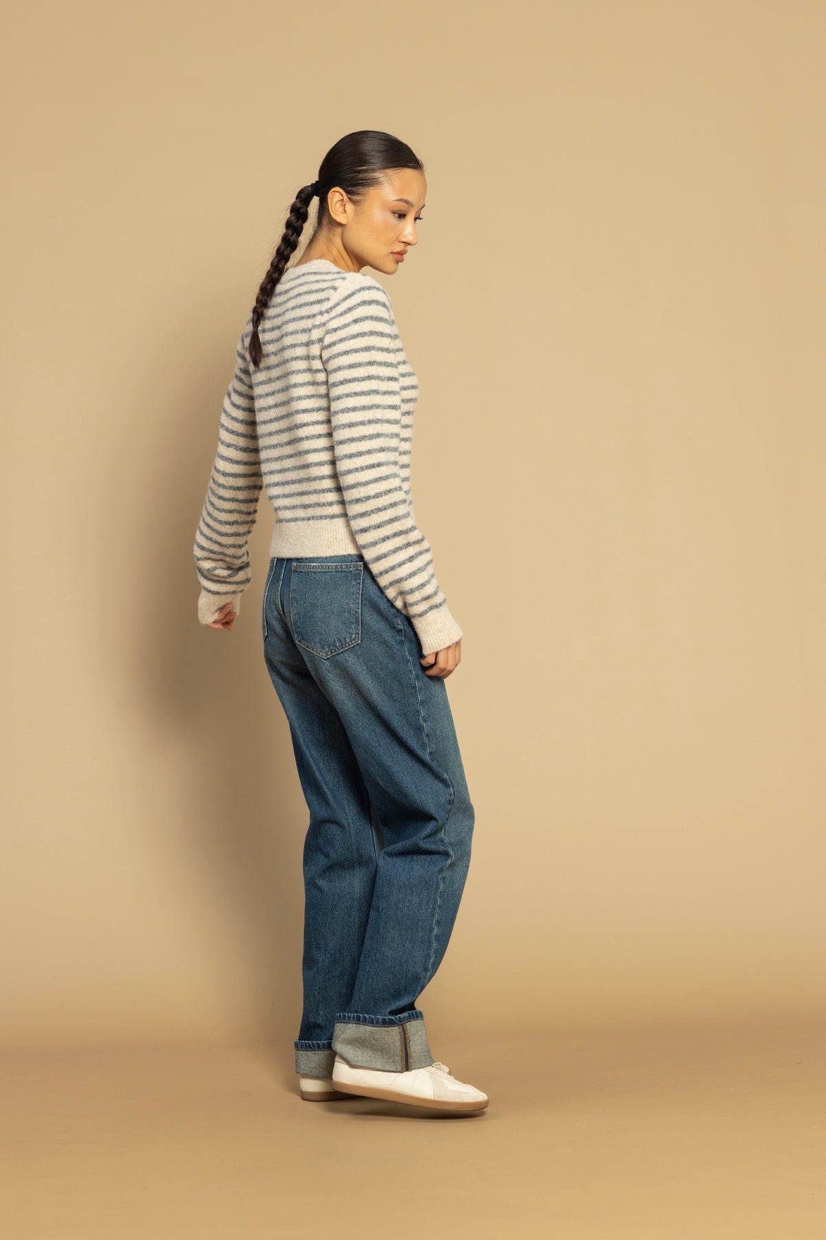 ÇİZGİLİ TRİKO HIRKA