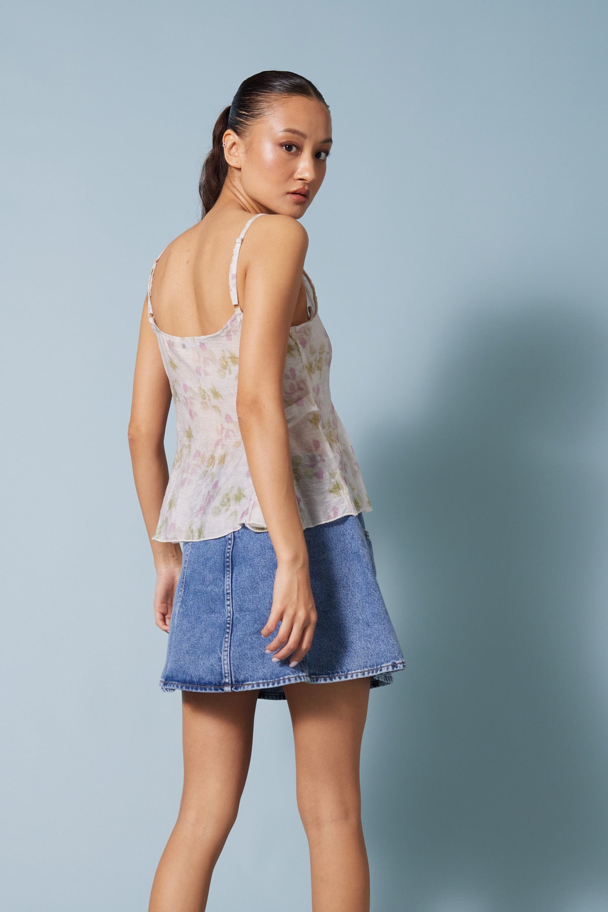 DESENLİ PEPLUM TOP