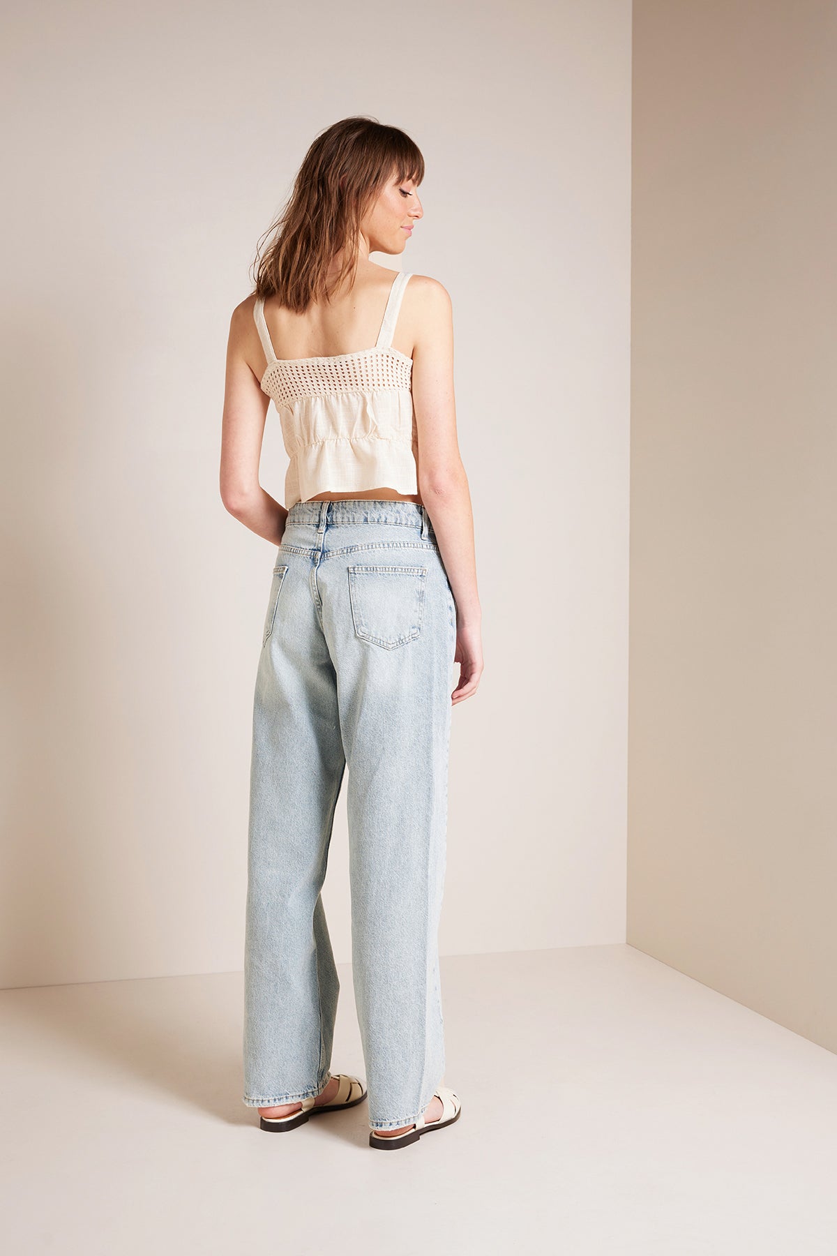 DİKİŞ DETAYLI DENIM PANTOLON