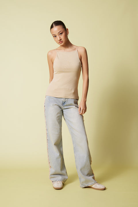 EKRU — HALTER YAKA TOP