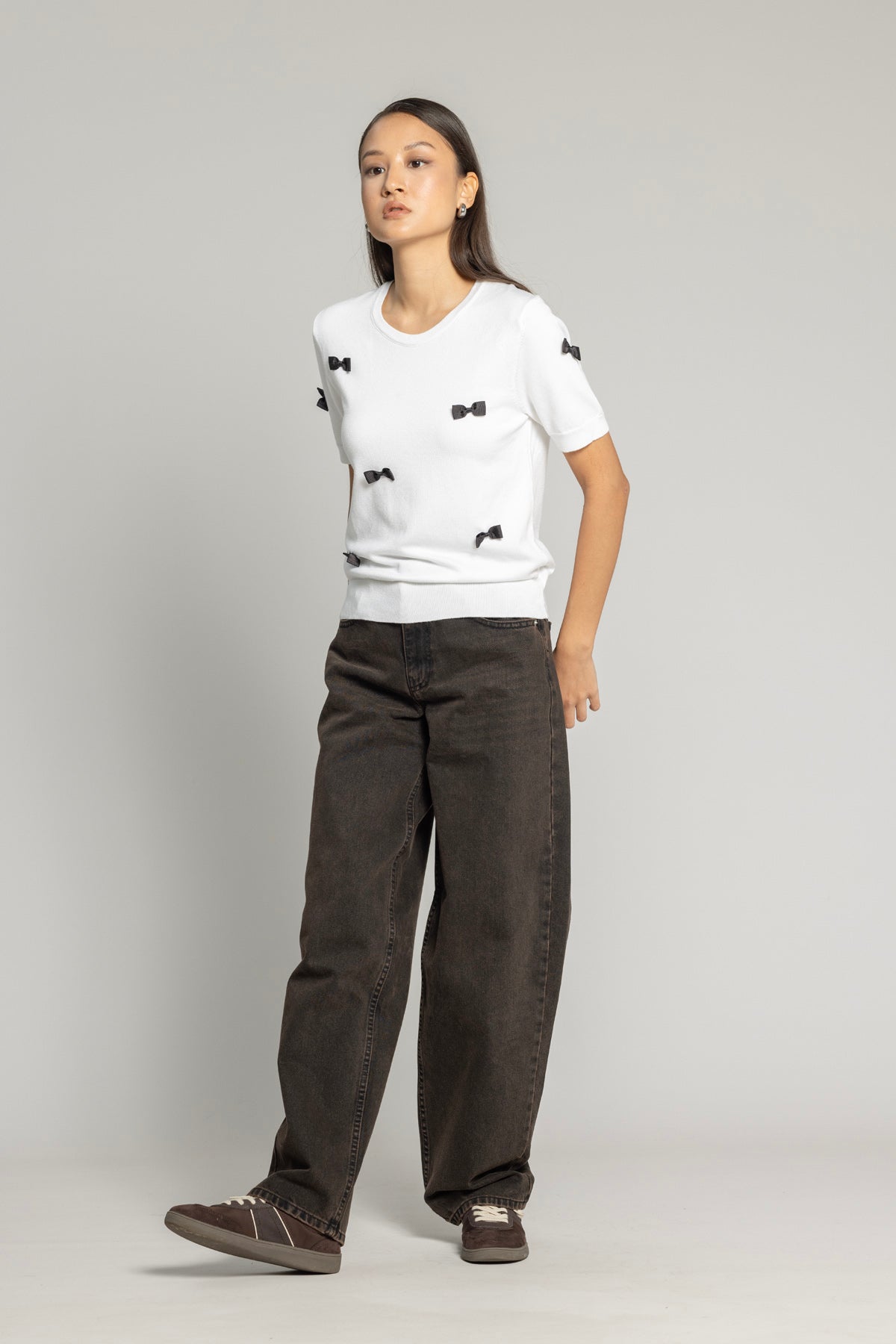 KADIN TRİKO FİYONKLU BLUZ