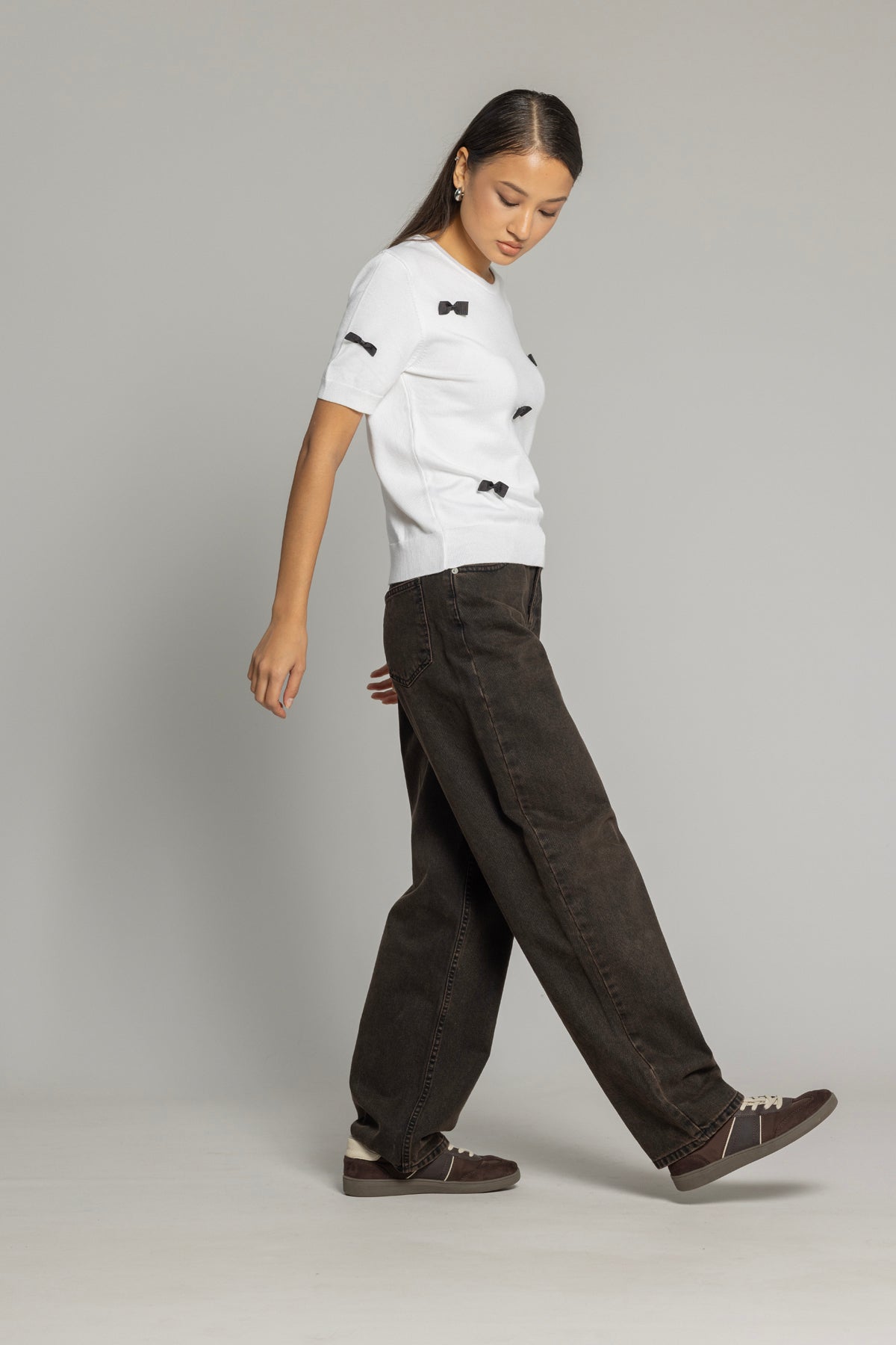 KADIN TRİKO FİYONKLU BLUZ