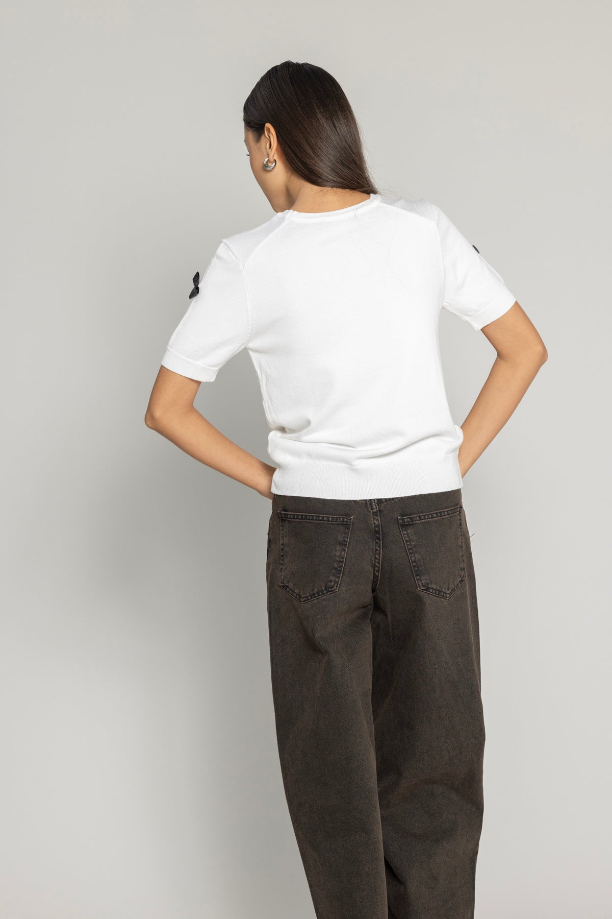 KADIN TRİKO FİYONKLU BLUZ