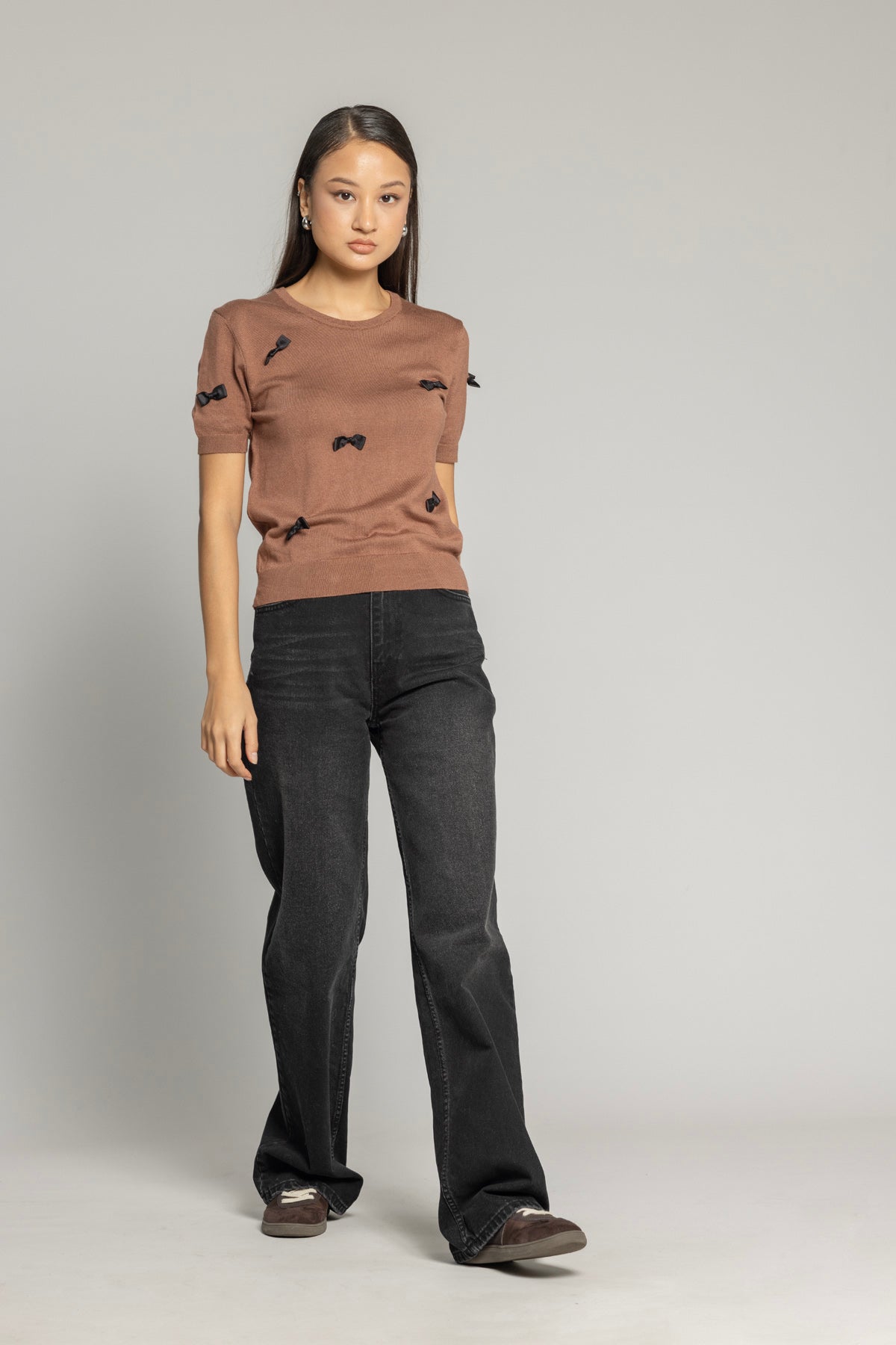 KADIN TRİKO FİYONKLU BLUZ