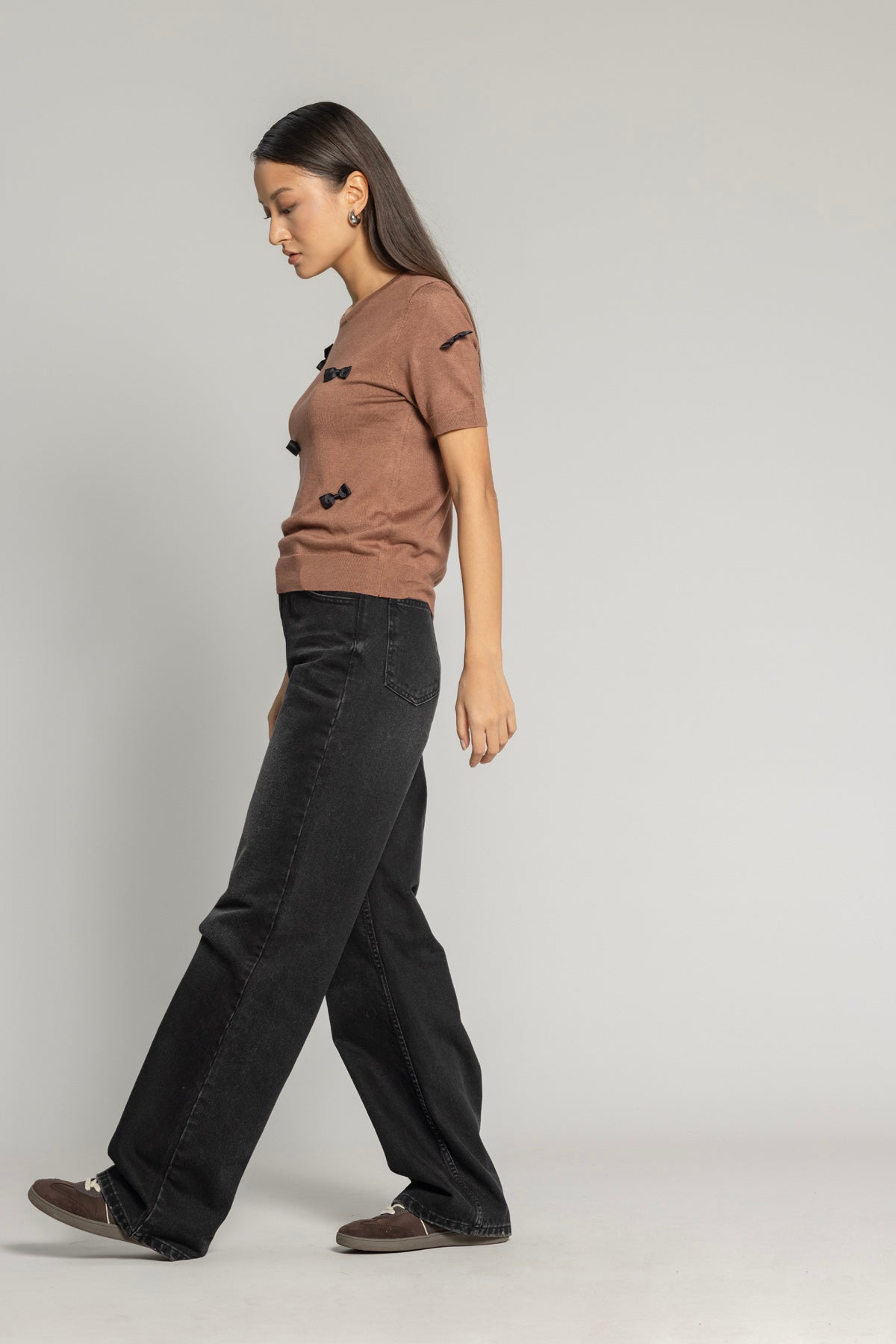 KADIN TRİKO FİYONKLU BLUZ