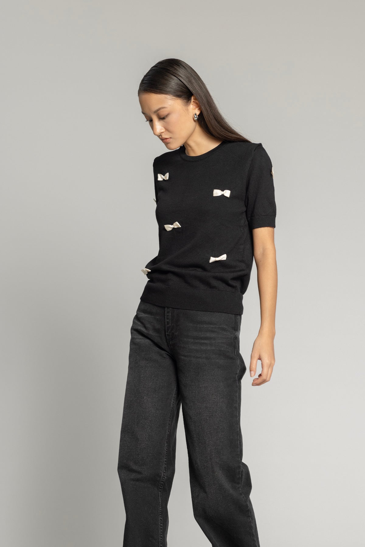 KADIN TRİKO FİYONKLU BLUZ