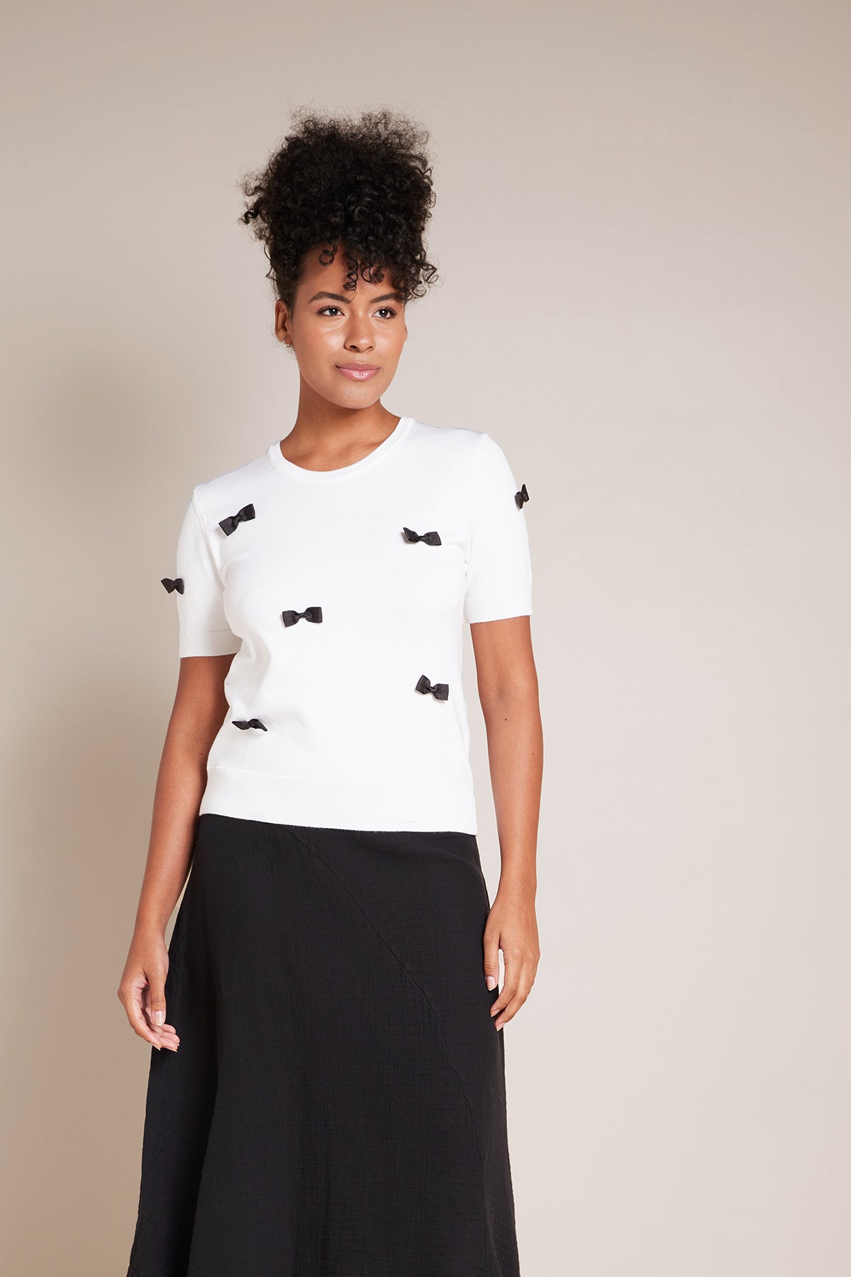 KADIN TRİKO FİYONKLU BLUZ