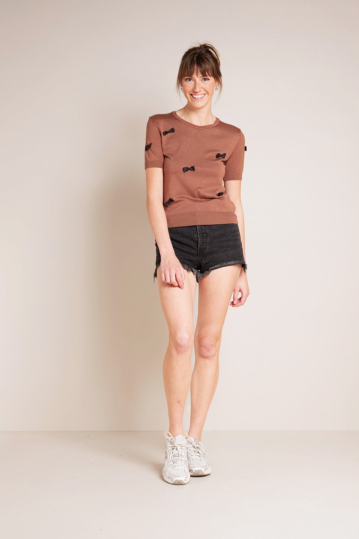 KADIN TRİKO FİYONKLU BLUZ